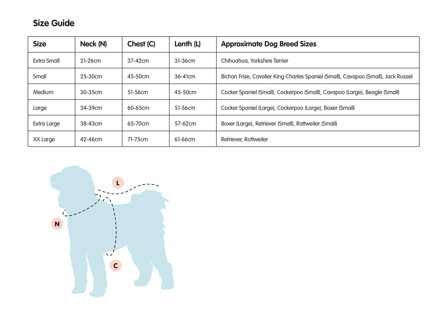 Four Legged Dog Fleeces - Wide Range of Sizes & Colours