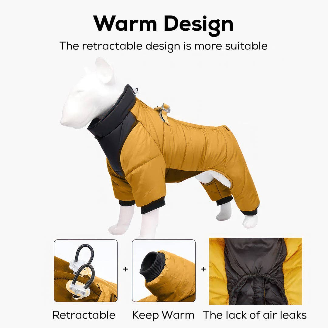 Windproof & Waterproof Full Body Warm Dog Coat